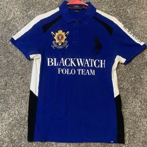 Selling size medium rare Blue “BLACKWATCH” Polo shirt